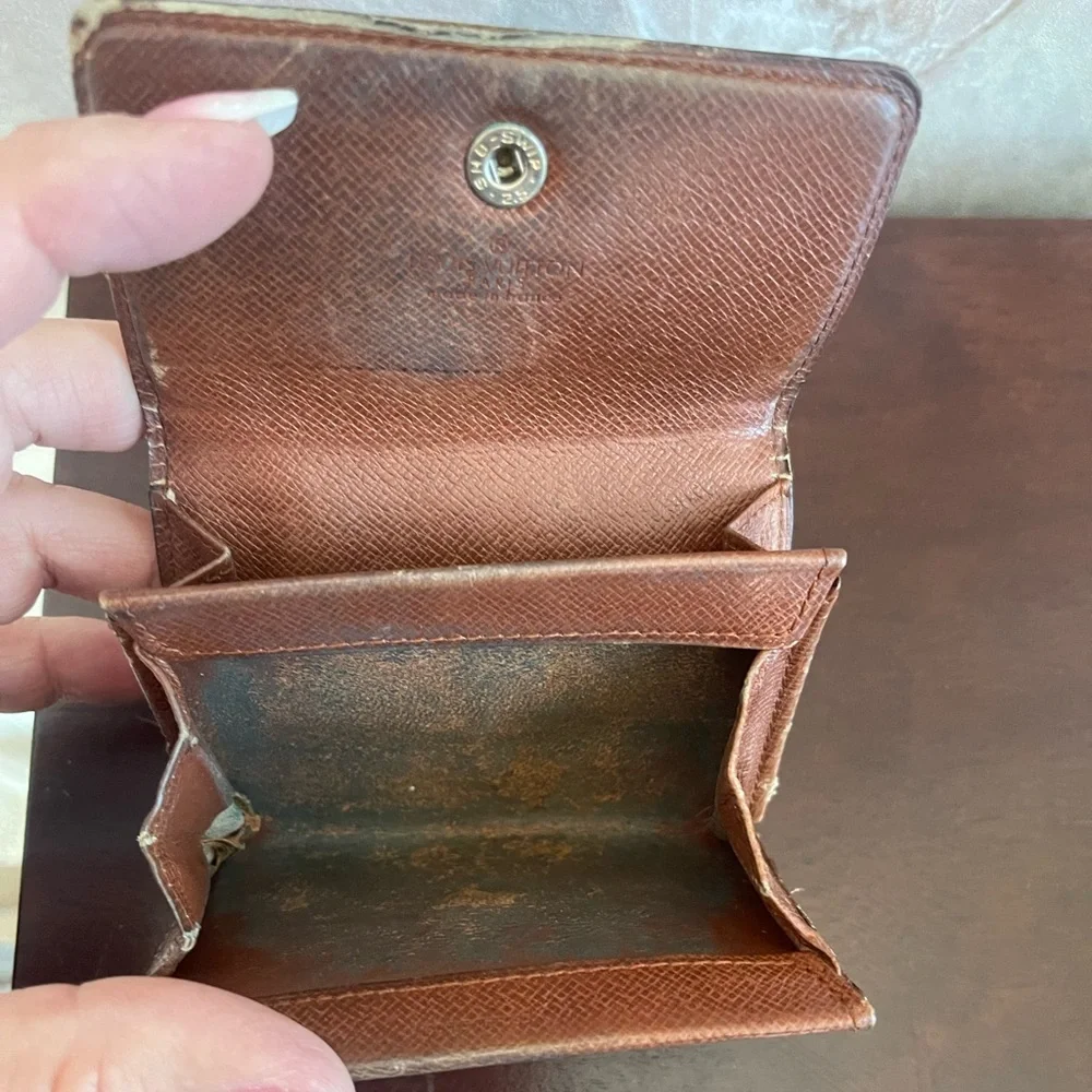 LOUIS VUITTON MONOGRAM CARD COIN PURSE